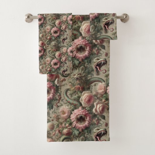 De vraatzuchtige Verdants - Gotisch Victoriaans Bad Handdoek (Insitu)