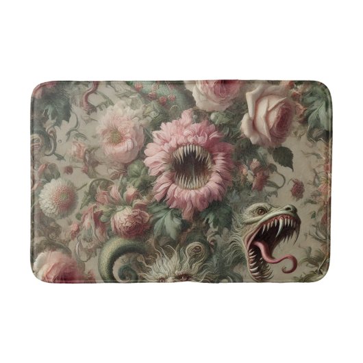 De vraatzuchtige Verdants - Gotisch Victoriaans Badmat (Voorkant)