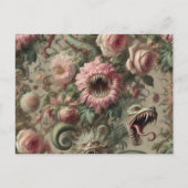 De vraatzuchtige Verdants - Gotisch Victoriaans Feestdagenkaart (Voorkant)