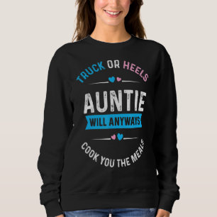 De vrachtwagen of Heels Auntie zal je in ieder gev Trui