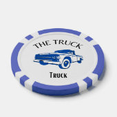 De vrachtwagen poker chips (Enkel)