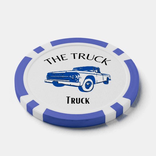 De vrachtwagen poker chips (Enkel)