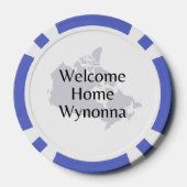 De vrachtwagen poker chips (Achterkant)