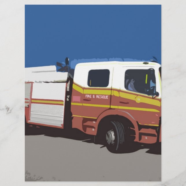 De Vrachtwagen van de brand (Voorkant)