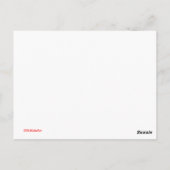 De Vrachtwagen van de brand Briefkaart (Achterkant)