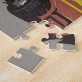 De Vrachtwagen van de brand Legpuzzel (Zijkant)