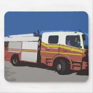 De Vrachtwagen van de brand Muismat