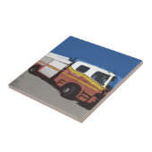 De Vrachtwagen van de brand Tegeltje (Zijkant)