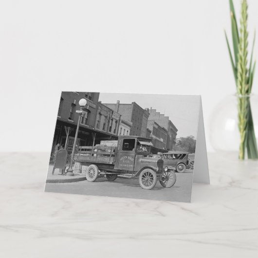 De Vrachtwagen van de Levering van het gevogelte, Kaart (Voorkant)