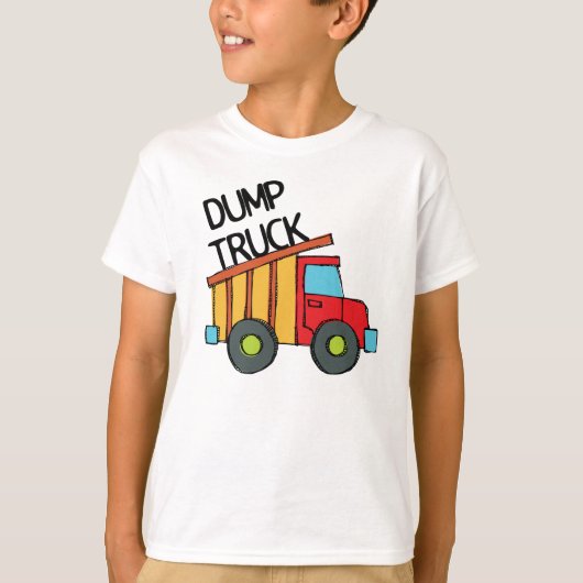 De Vrachtwagen van de stortplaats T-shirt (Voorkant)