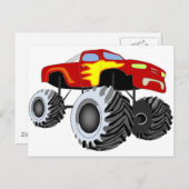 De Vrachtwagen van het monster Briefkaart (Voorkant / Achterkant)
