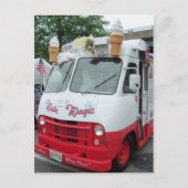 De Vrachtwagen van het roomijs Briefkaart (Voorkant)
