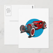De Vrachtwagen van Ratrod Briefkaart (Voorkant / Achterkant)