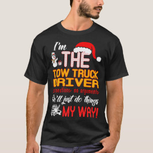De vrachtwagenchauffeur doet het gewoon goed t-shirt