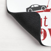 De vrachtwagenchauffeur kan het niet oplossen, maa muismat (Hoek)