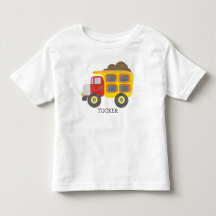 De Vrachtwagennaam van de bouwdump Kinder Shirts