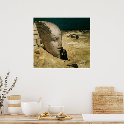 De vragensteller van de Sphinx Poster (Keuken)