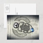 De Vrede 2015 van de liefde Briefkaart (Voorkant / Achterkant)