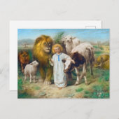 De Vrede door William Strutt Feestdagenkaart (Voorkant / Achterkant)