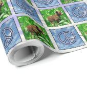 De vrede draagt Verpakkend Document Cadeaupapier (Rol Hoek)