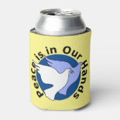 DE VREDE LIGT IN ONZE HANDEN BLIKJESKOELER (Blikje Voorkant)