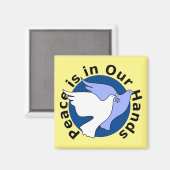 DE VREDE LIGT IN ONZE HANDEN MAGNEET (Voorkant / Achterkant)