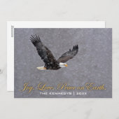 De Vrede van de Liefde van de vreugde - Kale Feestdagenkaart (Voorkant / Achterkant)