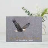 De Vrede van de Liefde van de vreugde - Kale Feestdagenkaart (Staand voorkant)