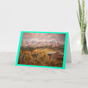 De vrede van Fe van de kerstman ter wereld Feestdagen Kaart