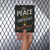 De vrede van God overtreft begrip. Briefkaart