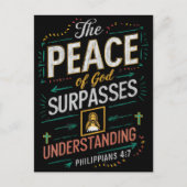 De vrede van God overtreft begrip. Briefkaart (Voorkant)