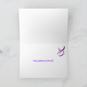 De Vrede van mei heerst vakantiekaart Feestdagen Kaart (Binnen)