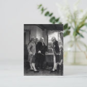 De vredesconferentie van Staten Island Briefkaart (Staand voorkant)