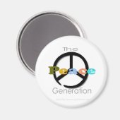 De vredesgeneratie magneet (Voorkant / Achterkant)