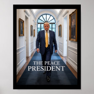 De vredespresident, Trump president van de vrede _ Poster