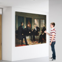 De vredestichters Schilderij van 1868