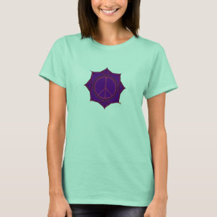 De vredesventilator Melange Ringer T-shirt