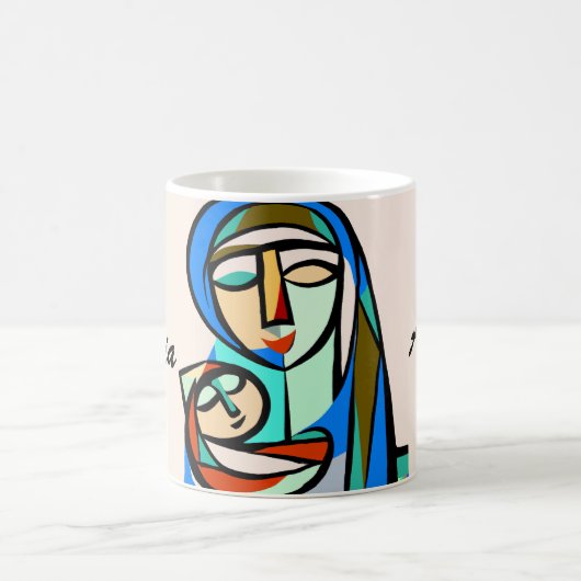 De Vredige Madonna Koffiemok (Center)