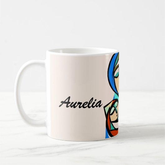 De Vredige Madonna Koffiemok (Links)