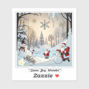 "De vredige sluimer van de winter" Sticker