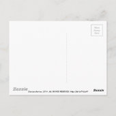 de vreedzame sneeuwscène van het nachtbord briefkaart (Achterkant)