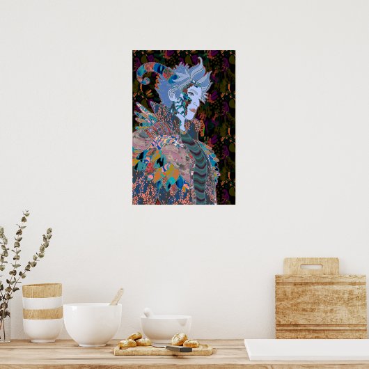 De vreemde demon poster (Keuken)