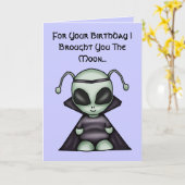 De vreemde Kaart van de Verjaardag (Gele Bloem)