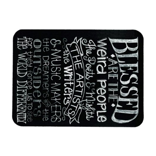 De vreemde mensen magneet (Horizontaal)