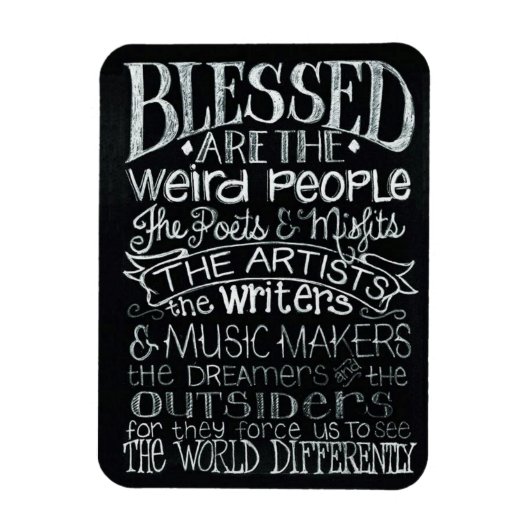 De vreemde mensen magneet (Verticaal)