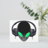 De vreemde Minnaar DJ van de Muziek - Vlotte Briefkaart (Staand voorkant)