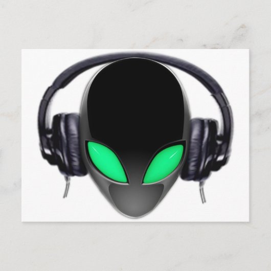 De vreemde Minnaar DJ van de Muziek - Vlotte Briefkaart (Voorkant)