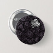 de vreemde ronde button 5,7 cm (Voorkant /achterkant)