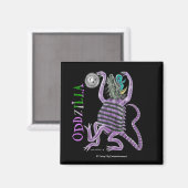 De vreemde staart van Oddzilla Magneet (Voorkant / Achterkant)