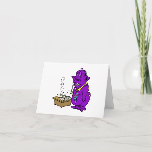 De vreemdeling at mijn computer kaart (Voorkant)